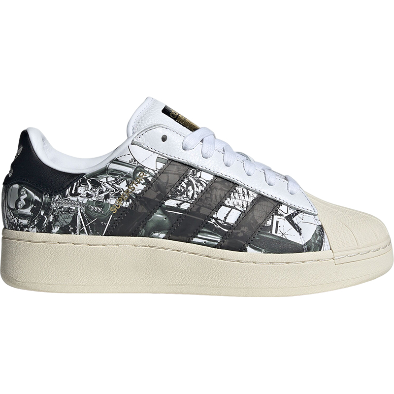 Adidas/阿迪达斯正品三叶草男女休闲透气耐穿厚底板鞋IF9249