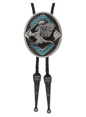 配饰复古波洛领带方佑金属领带新