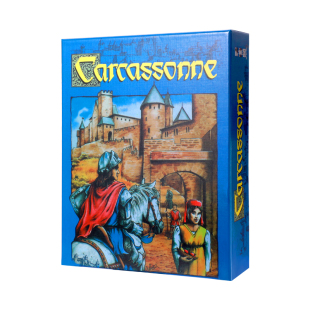 桌游卡卡颂基础卡卡城卡牌中文版含河流扩展超厚版图游戏木质配件