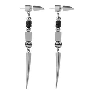 【李宇春同款】BLACKHEAD/黑头石材拼接耳饰个性朋克独特简约女