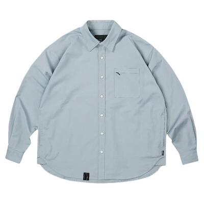 Gnomes lab 21AW 长绒棉紧密纺City boy日常通勤纯色廓形衬衫