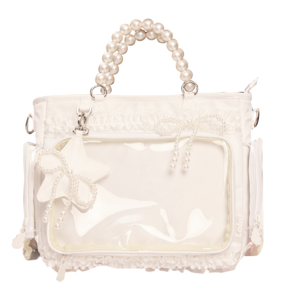 LOLA DESIGN星星珍珠痛包 原创设计晒娃包托特手提单肩大容量背痛