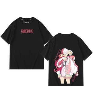 海贼王联名红发歌姬乌塔短袖t恤动漫周边卡通纯棉宽松男女同款衣