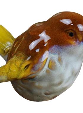 陶瓷欧式田园客厅小鸟装饰品摆件