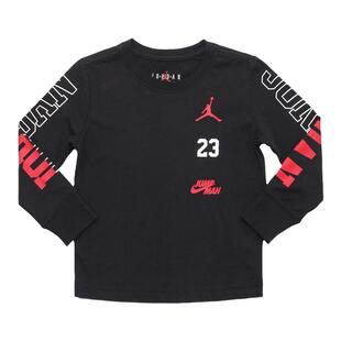 JORDAN小童圆领全棉耐克NIKE潮流时尚男婴童长袖运动T恤 DV0885