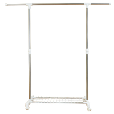 晾衣架落地单杆式室内不锈钢
