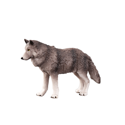仿真模型玩具草原狼咆哮动物