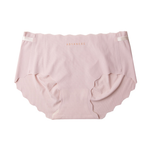 【5件包邮】轻氧无痕蜜桃臀亲肤透气不夹PP一片式中腰内裤三角裤