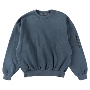 现货 is-ness PIGMENT DYED CREW SWEATSHIRT 水洗套头卫衣25AW