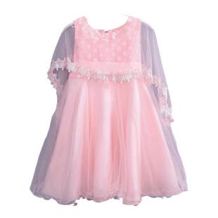 女童公主裙春季2025新品中大童韩版连衣裙女宝宝洋气蕾丝儿童裙子