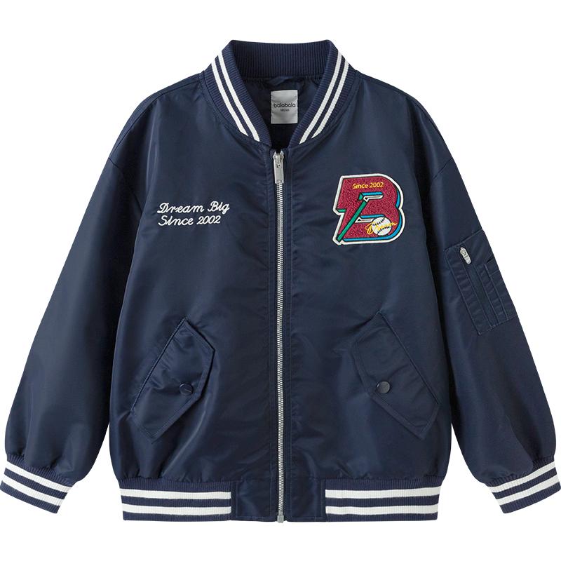 儿童新款秋装宽松棒球服潮