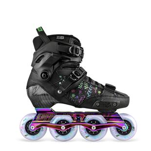 Powerslide宝狮莱EVO专业平花轮滑专利三点鞋全碳男女全能溜冰鞋