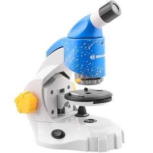 德国bresser儿童款3D显微镜体视高清小学生幼儿园科学小实验光学生物益智玩具套装宝视德女孩男孩生日礼物