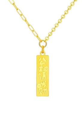 金店同款沙金碎碎冰公主项链