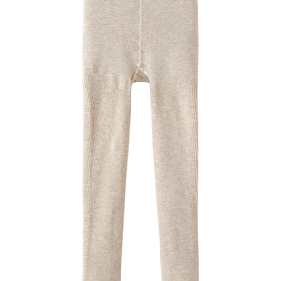 英氏女童连裤袜秋冬保暖加厚打底袜女童针织中大童外穿薄绒打底裤