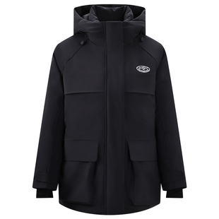 库恩玛维小众设计感连帽羽绒服女2025年冬季新款95白鸭绒潮酷外套