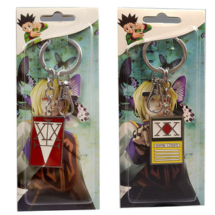 小杰全职猎人HUNTERxHUNTER执照金属匙扣西索奇犽酷拉皮卡周边