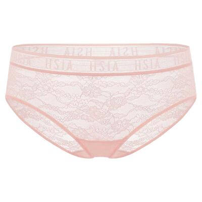 时尚字母带包臀中腰平角裤女