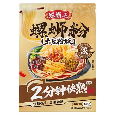 螺霸王土豆版螺蛳粉446g夜宵速食