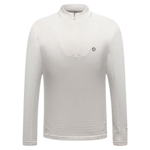 必迈25新款秋冬魔方保暖长袖V4半拉链卫衣运动户外透气外穿T恤