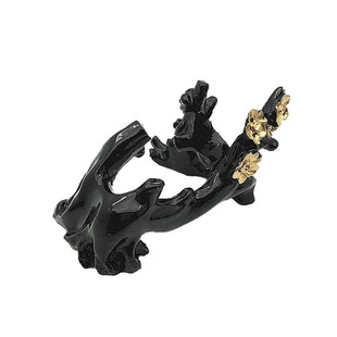 古玩展示珠宝玉器手镯架 金银手镯展示架 首饰展示道具复古牛角架