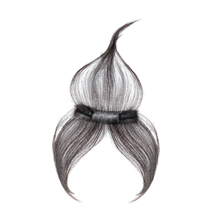 胎毛刘海假发女头顶真发轻薄自然前额鬓角补发无痕发际线贴假发片