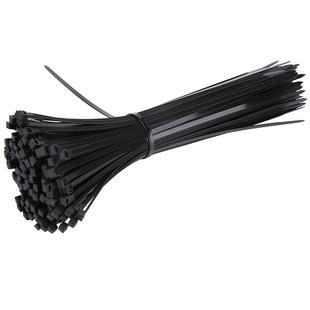 白色3*250MM 勒死狗捆绑线卡扣2.7宽塑料封条束线自锁式尼龙 扎带