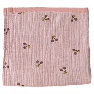 小樱桃浴巾纯棉100全棉三层纱布浴巾大人女款家用吸水不掉毛大号