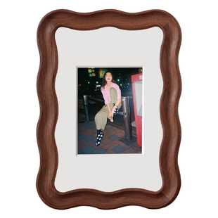 洗照片做成相框原创设计实木创意定制摆台六寸7寸a4裱画画框摆件