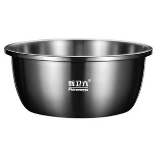 加深特厚316L不锈钢盆食品级揉面和面盆淘米筛沥水盆洗菜304盆子