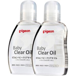 日本本土版贝亲婴儿宝宝按摩油80ml*2