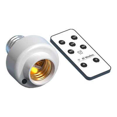 无线遥控灯头灯座E27螺口家用