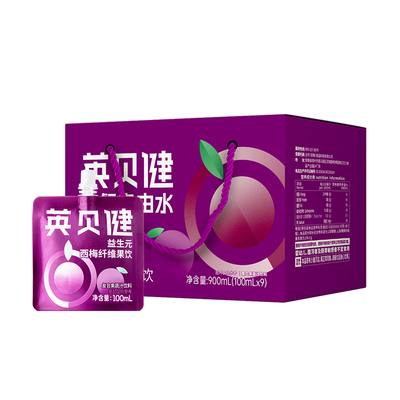 英贝健便携袋装西梅汁80ml*5