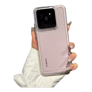 高级感透明亚克力适用红米K70手机壳K80新款K60/至尊版防摔K50保护套Turbo4/3全包K40S简约note14/13硬壳PRO