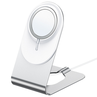 Magsafe支架手机磁吸无线充电器快充plus底座magesafe桌面固定支撑架子散热二合一配件强磁力黑科技铝合金