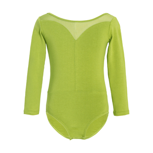 儿童舞蹈服秋冬长袖练功服女童拉丁舞芭蕾舞连体服套装女孩体操服