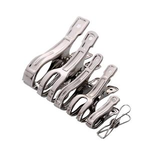 不锈钢防风晾衣夹晒被子大号棉被夹袜子晾晒夹晾衣服的固定夹子