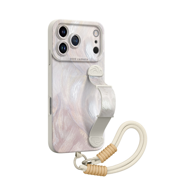 适用苹果18promax手机壳iphone18保护套18pro新款17硅胶16伸缩15腕带14支架13挂绳air羽纱12女pro巨好看全包