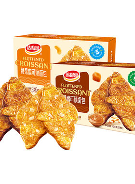 达利园扁可颂面包焦糖腰果味早餐