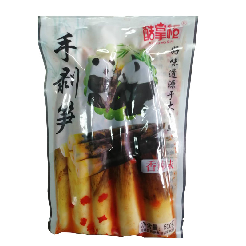 2025新貨酷掌柜手剝筍 500克230克開(kāi)袋即食 網(wǎng)紅香辣脆筍泡椒竹筍