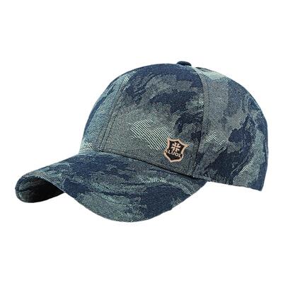 阿萝璃棒球帽牛仔布男秋冬太阳帽