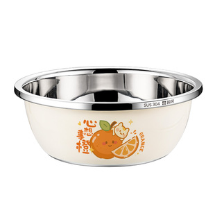 304不锈钢和面盆带盖家用食品级特加厚大揉面盆不粘高端发面打蛋