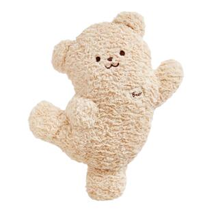 伶俐可爱小熊抱枕沙发靠枕毛绒公仔玩偶睡觉抱娃娃毕业礼物