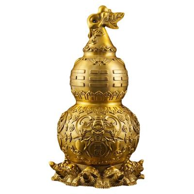 黄铜天医葫芦客厅九尾阵摆件化解