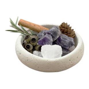 天然精油香薰扩香石家用室内器皿水晶原石高级感岩块石头摆件持久