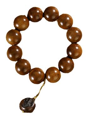 天然雷击枣木精挑吊坠雷痕手串