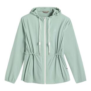 Aquascutum/雅格狮丹春夏新品女士时尚休闲连帽长袖外套上衣气质