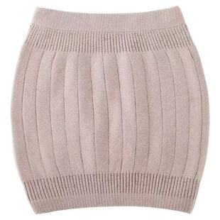 羊绒毛线针织护腰带男女腰部保暖高弹针织暖宫护腰带居家防寒护胃