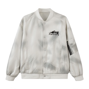 秋冬季新款连帽外套男生初高中学生加绒加厚夹克男装青少年上衣服