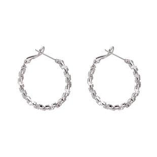 碎银子大圆圈耳圈女轻奢小众设计高级感大气耳环金色夸张圆脸耳饰